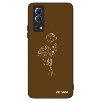Maskica za Vivo Y52 5G - Brown flowers