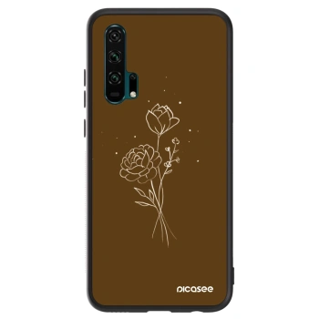 Maskica za Honor 20 Pro - Brown flowers