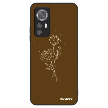 Maskica za Xiaomi 12X - Brown flowers
