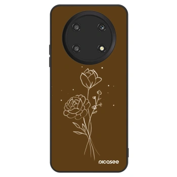 Maskica za Honor Magic4 Lite 5G - Brown flowers