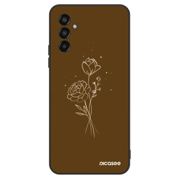 Maskica za Samsung Galaxy M13 M135F - Brown flowers