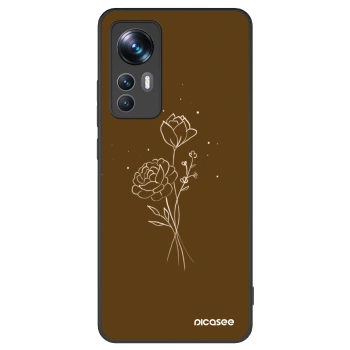 Picasee ULTIMATE CASE za Xiaomi 12T Pro - Brown flowers
