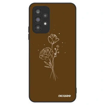 Maskica za Samsung Galaxy A73 5G - Brown flowers