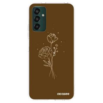 Maskica za Samsung Galaxy M23 5G - Brown flowers
