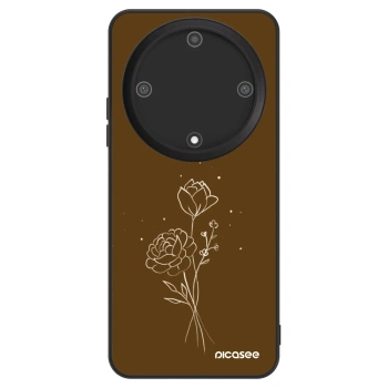 Maskica za Honor Magic5 Lite 5G - Brown flowers