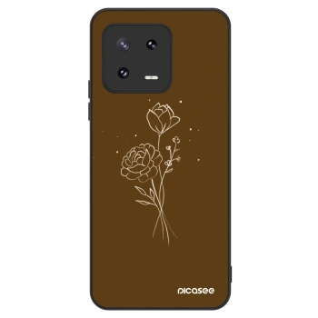 Maskica za Xiaomi 13 Pro - Brown flowers