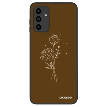Maskica za Samsung Galaxy A04s A047F - Brown flowers