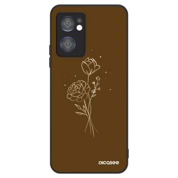Maskica za OPPO Reno 7 5G - Brown flowers