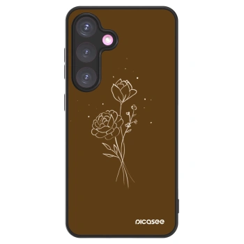 Picasee ULTIMATE CASE za Samsung Galaxy S24+ S926B 5G - Brown flowers