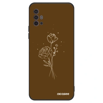 Maskica za Motorola Moto G30 - Brown flowers