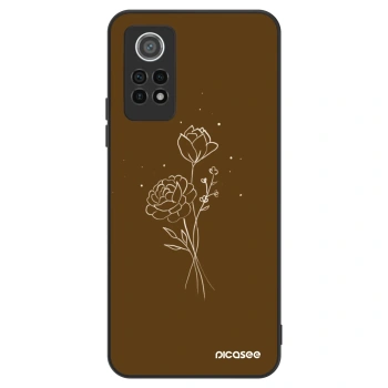 Maskica za Xiaomi Redmi Note 12 Pro 4G - Brown flowers