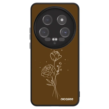 Maskica za Xiaomi 14 Ultra - Brown flowers