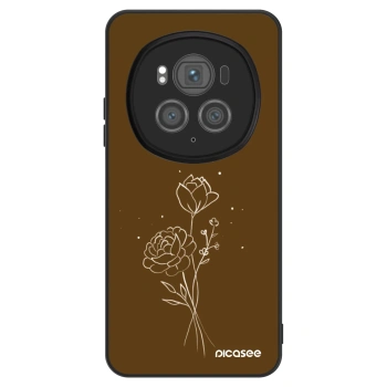 Maskica za Honor Magic6 Pro - Brown flowers