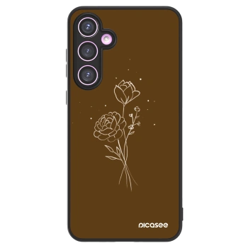 Picasee ULTIMATE CASE za Samsung Galaxy A35 5G A356B - Brown flowers