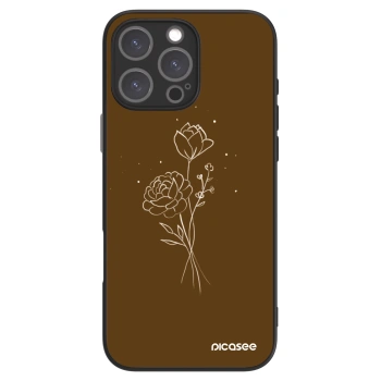 Picasee ULTIMATE CASE za Apple iPhone 16 Pro Max - Brown flowers