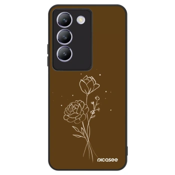 Maskica za Vivo V40 SE 5G - Brown flowers