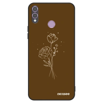 Maskica za Honor 8X - Brown flowers