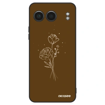 Maskica za OnePlus Nord 4 - Brown flowers