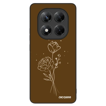 Picasee ULTIMATE CASE za Xiaomi Redmi Note 14 Pro 5G - Brown flowers