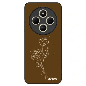 Maskica za Xiaomi Redmi 14C - Brown flowers
