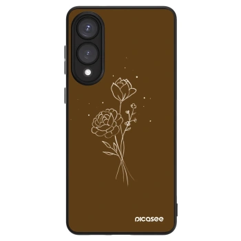 Picasee ULTIMATE CASE PowerShare za Samsung Galaxy S25 Edge 5G - Brown flowers