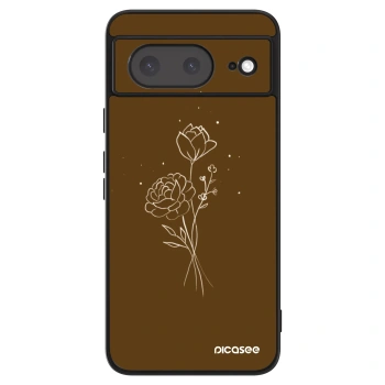 Maskica za Google Pixel 8a - Brown flowers