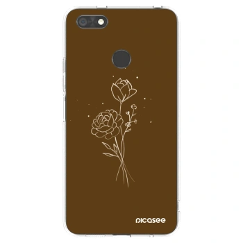 Maskica za Huawei P9 Lite Mini - Brown flowers