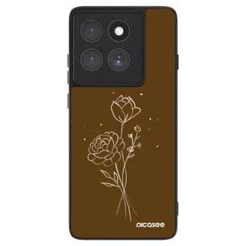Maskica za Motorola Edge 60 Fusion - Brown flowers