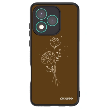 Maskica za Honor 400 Lite 5G - Brown flowers