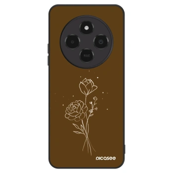 Maskica za Xiaomi Poco C75 - Brown flowers