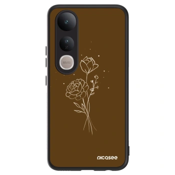 Maskica za Vivo V50 Lite 5G - Brown flowers