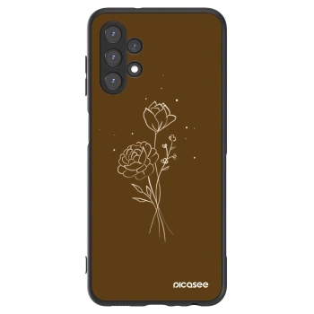 Maskica za Samsung Galaxy A13 5G - Brown flowers