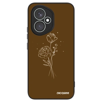 Maskica za Honor 400 5G - Brown flowers