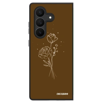 Maskica za Samsung Galaxy Z Fold7 5G - Brown flowers