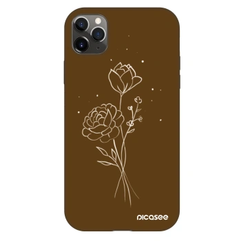 Maskica za Apple iPhone 11 Pro Max - Brown flowers