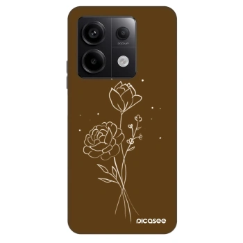 Maskica za Xiaomi Redmi Note 13 Pro 5G - Brown flowers