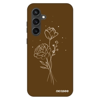 Maskica za Samsung Galaxy S24 FE S721B - Brown flowers