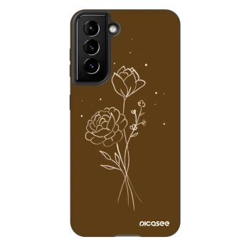 Maskica za Samsung Galaxy S22 5G - Brown flowers