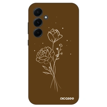 Maskica za Samsung Galaxy A55 5G A556B - Brown flowers