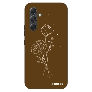 Maskica za Samsung Galaxy A54 5G A546B - Brown flowers