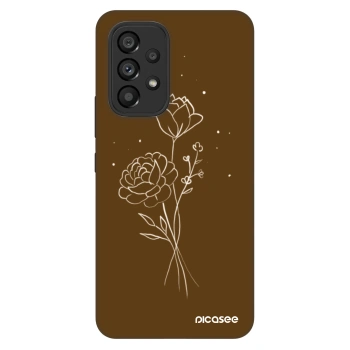 Maskica za Samsung Galaxy A53 5G A536 - Brown flowers