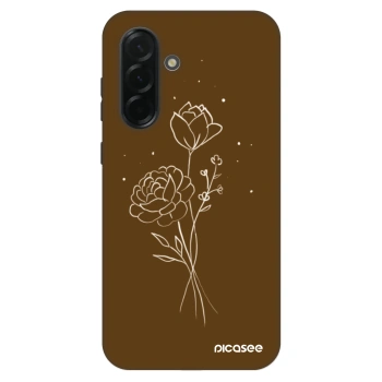 Maskica za Samsung Galaxy A36 5G - Brown flowers