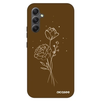 Maskica za Samsung Galaxy A34 5G A346B - Brown flowers
