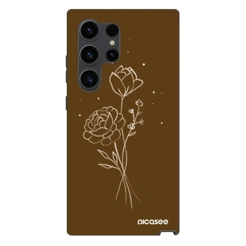 Maskica za Samsung Galaxy S24 Ultra S928B 5G - Brown flowers
