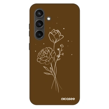 Maskica za Samsung Galaxy S24+ S926B 5G - Brown flowers