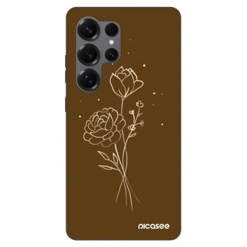 Maskica za Samsung Galaxy S25 Ultra 5G - Brown flowers