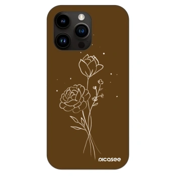 Maskica za Apple iPhone 13 Pro - Brown flowers