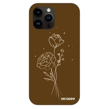 Maskica za Apple iPhone 13 Pro Max - Brown flowers