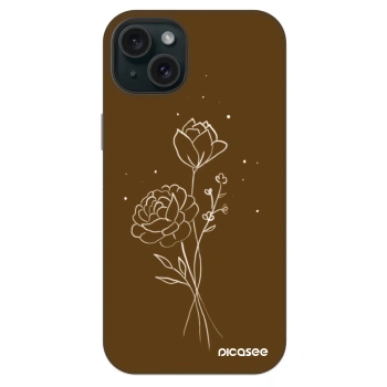 Maskica za Apple iPhone 14 Plus - Brown flowers