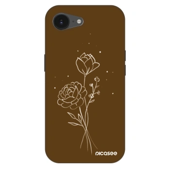Maskica za Apple iPhone 16e - Brown flowers